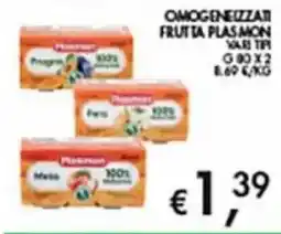 Superstore Coal Omogeneizzati frutta Plasmon offerta