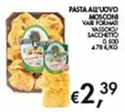 Superstore Coal Pasta all'uovo Mosconi offerta