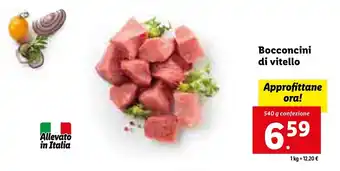 Lidl Bocconcini di vitello 540g offerta
