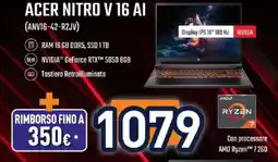 Unieuro Acer Nitro V 16 AI offerta