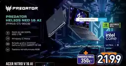 Unieuro Predator Helios Neo 16 AI offerta