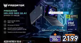 Predator Helios Neo 16 AI