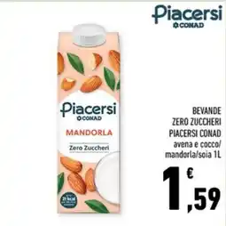 Conad Margherita Piacersi CONAD Mandorla Zero Zuccheri offerta