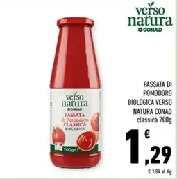 Conad Margherita Passata di Pomodoro Classica Verso Natura Conad offerta