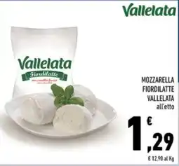 Conad Margherita Mozzarella fiordilatte vallelata offerta