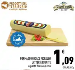 Conad Margherita Formaggio dolce fiorello Latterie Riunite offerta