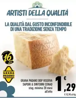 Conad Margherita Grana Padano DOP Riserva offerta