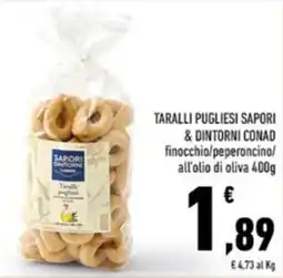 Conad Margherita Taralli pugliesi Sapori & Dintorni conad offerta