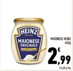 Conad Margherita Maionese Heinz offerta