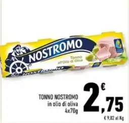 Conad Margherita Tonno Nostromo in olio di oliva offerta