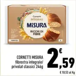 Conad Margherita Cornetti Misura fibrextra integrale offerta