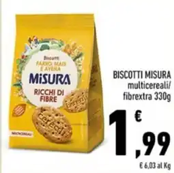 Conad Margherita Biscotti Misura offerta