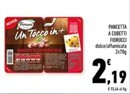 Conad Margherita Pancetta affumicata Fiorucci offerta