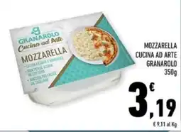 Conad Margherita Mozzarella cucina ad arte Granarolo offerta