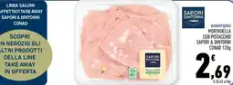 Conad Margherita Mortadella con pistacchio Saporidintorni offerta