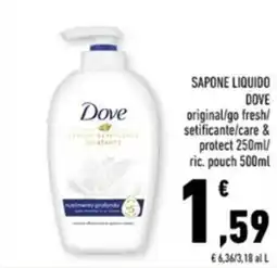 Conad Margherita Sapone liquido Dove offerta