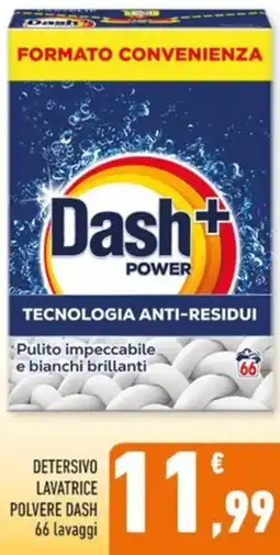 Conad Margherita Detersivo lavatrice polvere dash offerta