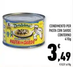 Conad Margherita Contorno condimento per pasta con sarde offerta
