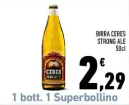 Conad Margherita Birra Ceres strong ale offerta