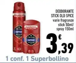 Conad Margherita Deodorante stick Old Spice offerta