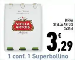 Conad Margherita Birra Stella Artois offerta