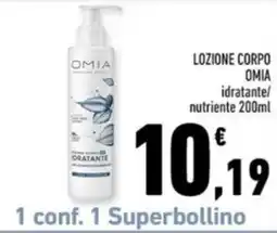Conad Margherita Lozione corpo Omia idratante/nutriente offerta