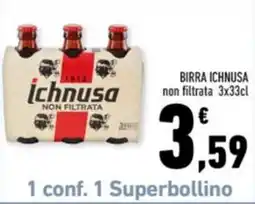 Conad Margherita Birra Ichnusa non filtrata offerta