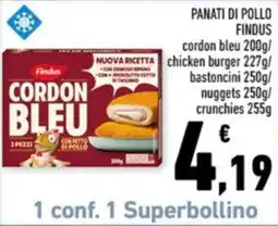 Conad Margherita Cordon Bleu Findus offerta