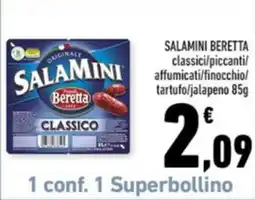 Conad Margherita Salamini Beretta classico offerta