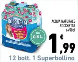 Conad Margherita Acqua naturale Rocchetta offerta