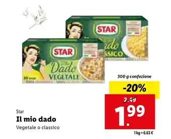 Lidl Star Il mio dado 300g offerta