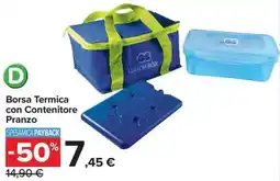 Carrefour Iper Borsa Termica con Contenitore Pranzo offerta