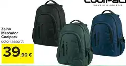 Carrefour Iper Zaino Mercador Coolpack offerta