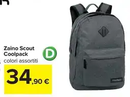 Carrefour Iper Zaino Scout Coolpack offerta