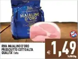 Pim Supermercati Riva Maialino d'Oro prosciutto cotto alta qualità offerta