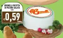 Pim Supermercati Brunelli ricotta di pecora salata offerta