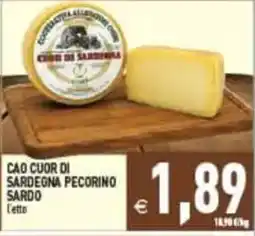 Pim Supermercati Cao cuor di Sardegna pecorino sardo offerta