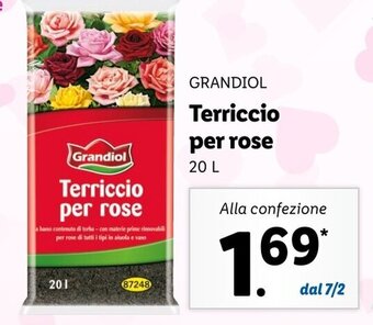 Lidl Grandiol Terriccio per rose 20L offerta
