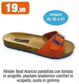 Eufarma Këisler Beat Arancio pantofola offerta