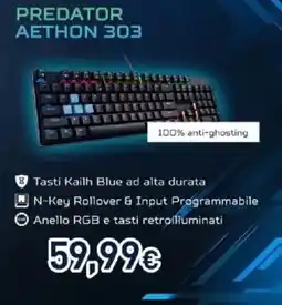 Unieuro Predator Aethon 303 offerta