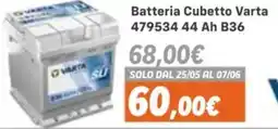 Orizzonte Batteria Cubetto Varta offerta