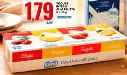 Eurospin Land Yogurt Intero alla frutta offerta