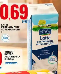 Eurospin Latte parzialmente scremato UHT offerta