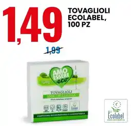 Eurospin Amo Essere Eco Tovaglioli offerta