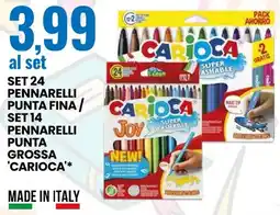 Eurospin Pennarelli Carioca offerta