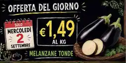 Maxi Coal Melanzane tonde offerta