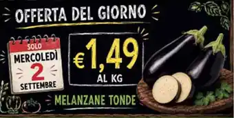 Maxi Coal Melanzane tonde offerta