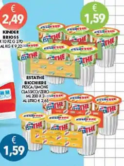 Maxi Coal Estathé bicchiere pesca/limone classico/zero offerta
