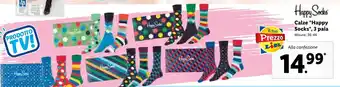 Lidl Happy Socks Calze 3 paia 36-46 offerta