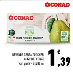 Conad City Beveranda senza zuccheri aggiunti Conad offerta
